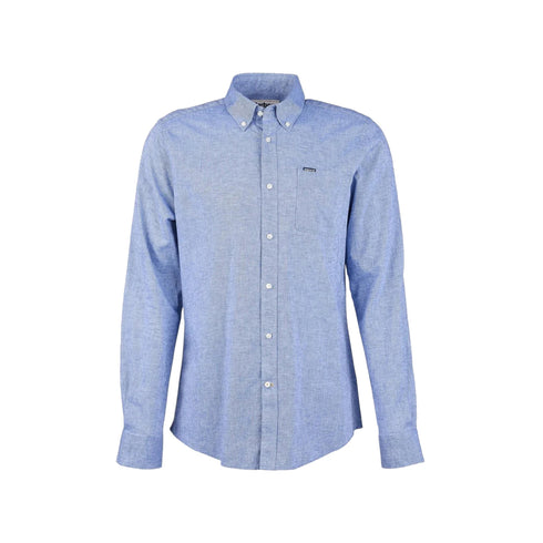 Barbour Camicia casual Camicia Uomo Nelson Tailored misto lino M P25 - BARBOURMSH5090 - BL33 - M - Francavilla Moda